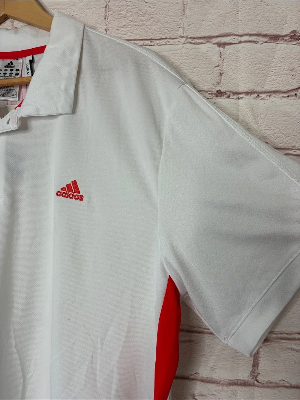Adidas Galaxy Pro Climalite Three Stripe Polo Jersey NWT XL